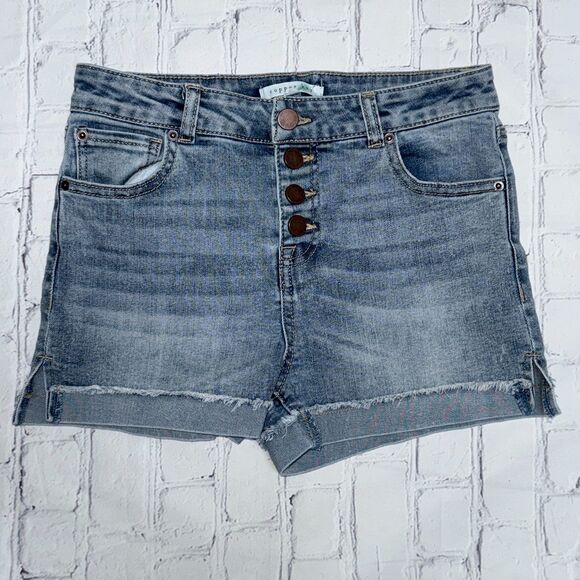 Copper Key Girls Light Wash Denim Shorts - Picture 1 of 3